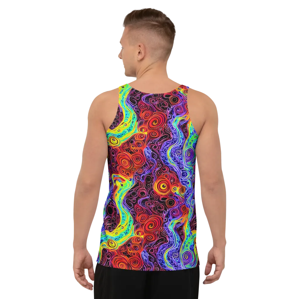 The Color Maelstrom on Men's Tank Top — Back