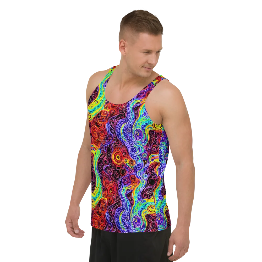 The Color Maelstrom on Men's Tank Top — Left Front