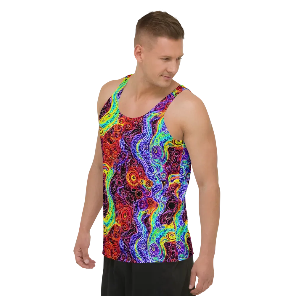 The Color Maelstrom on Men's Tank Top — Left Front