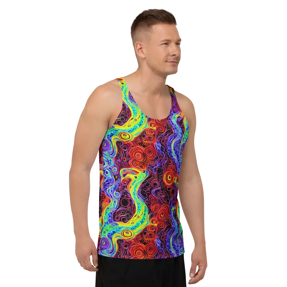 The Color Maelstrom on Men's Tank Top — Right Front