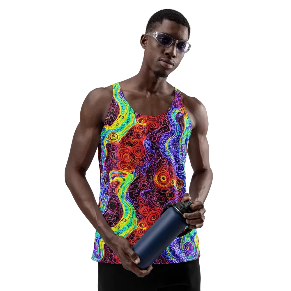 The Color Maelstrom on Men's Tank Top — Front