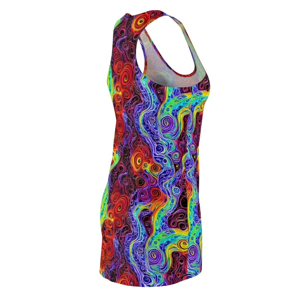 The Color Maelstrom on Racerback Dress — Back Side