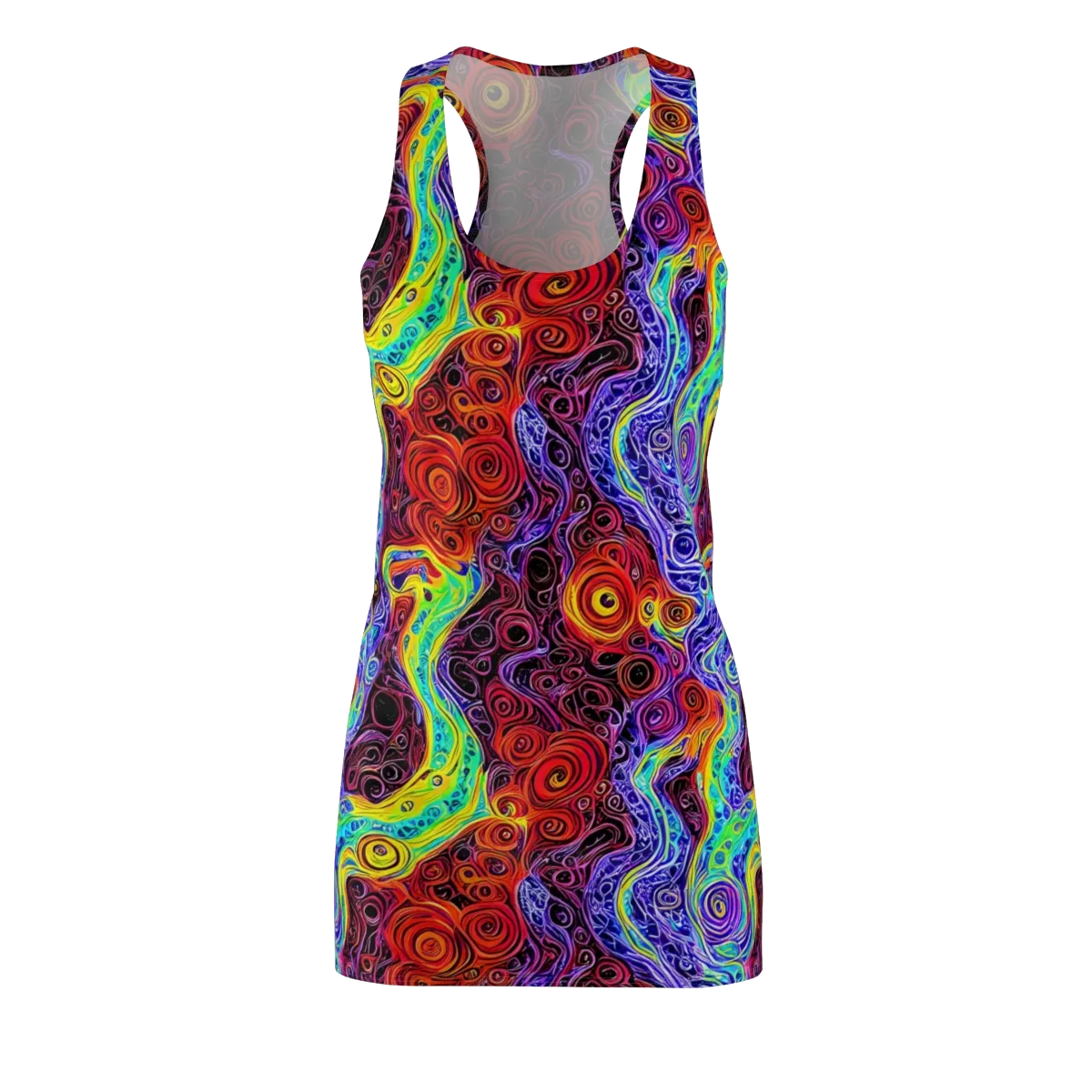 The Color Maelstrom on Racerback Dress — Front