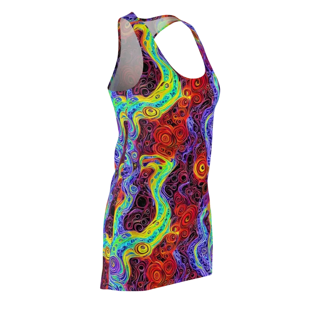 The Color Maelstrom on Racerback Dress — Front Side