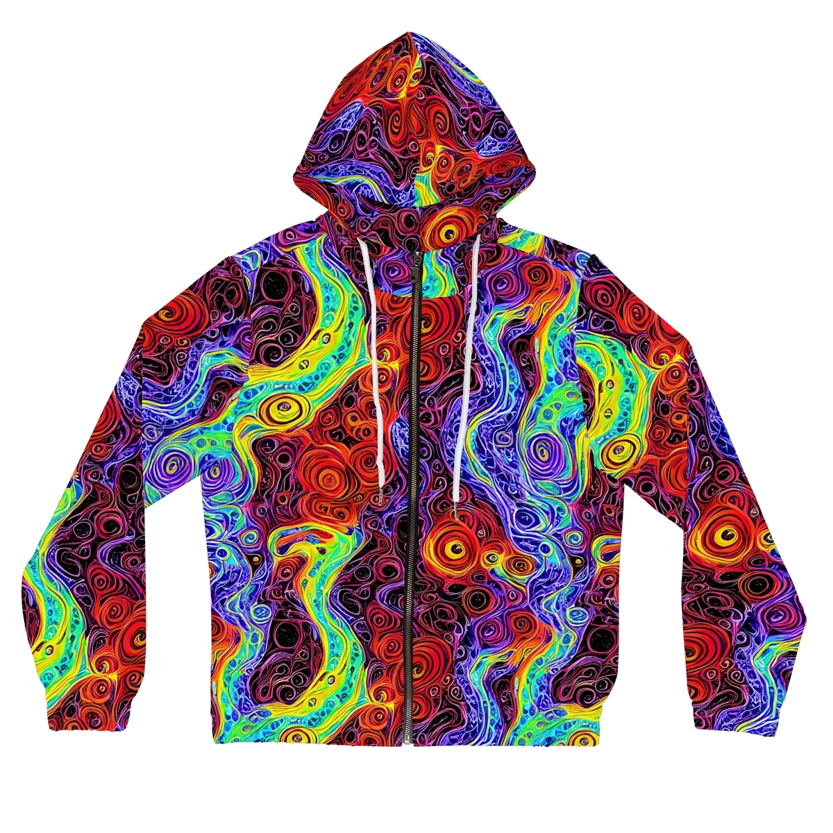 The Color Maelstrom on Women's Full-Zip Hoodie — Front
