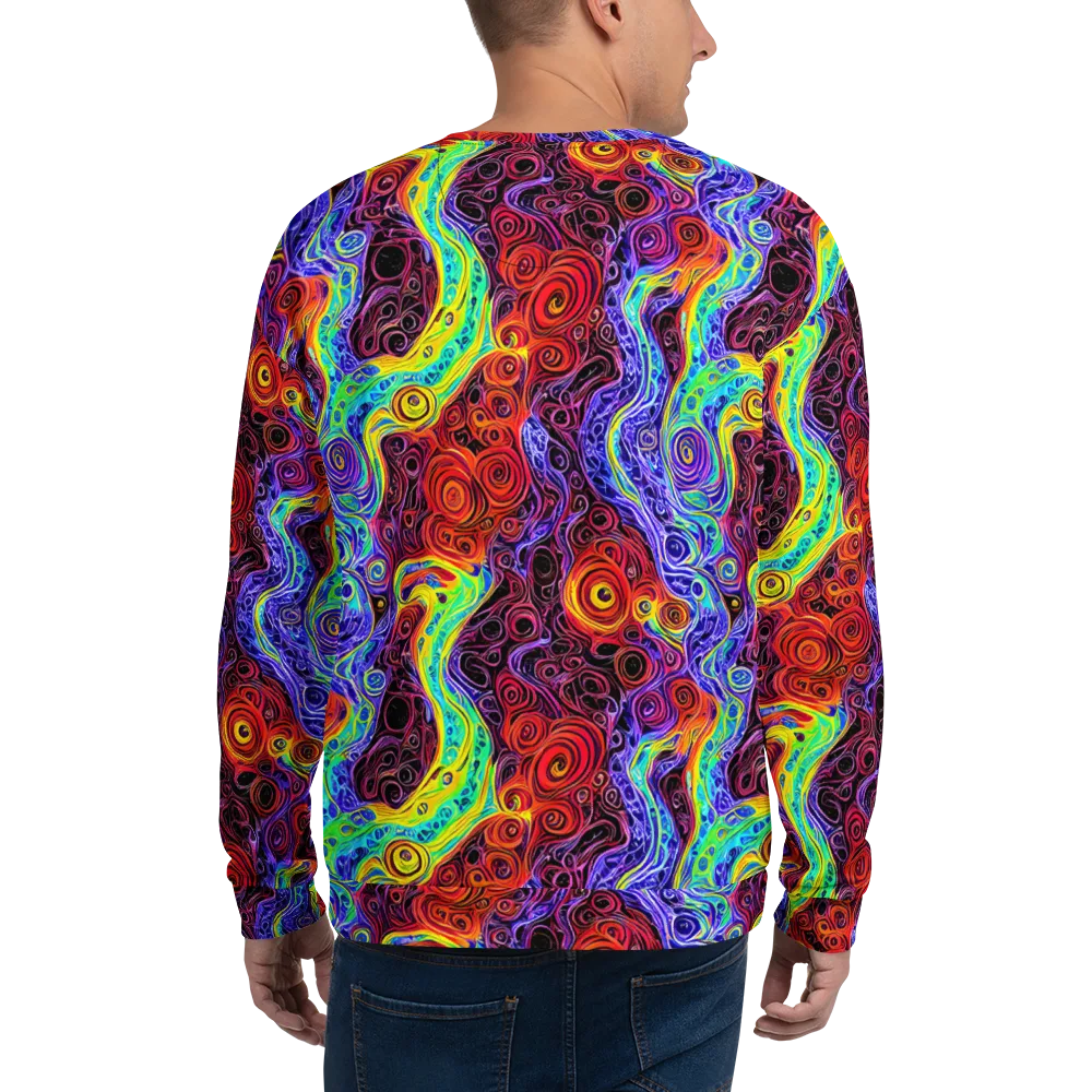 The Color Maelstrom on Sweatshirt — Back