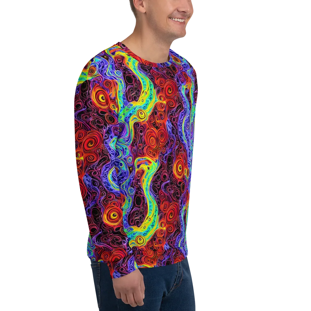 The Color Maelstrom on Sweatshirt — Right Front