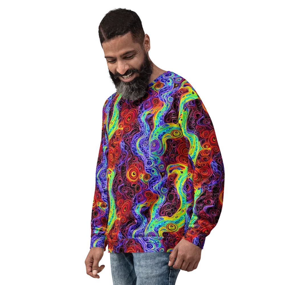 The Color Maelstrom on Sweatshirt — Left Front