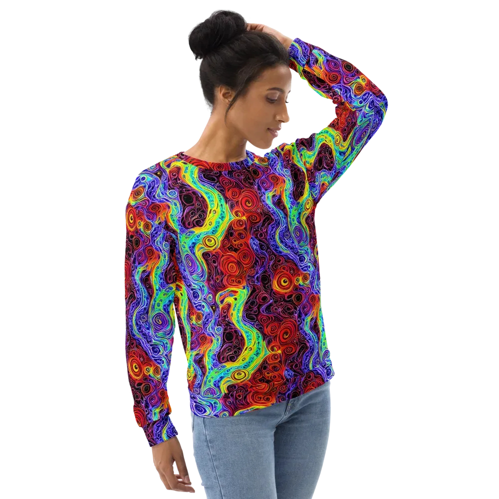 The Color Maelstrom on Sweatshirt — Right Front