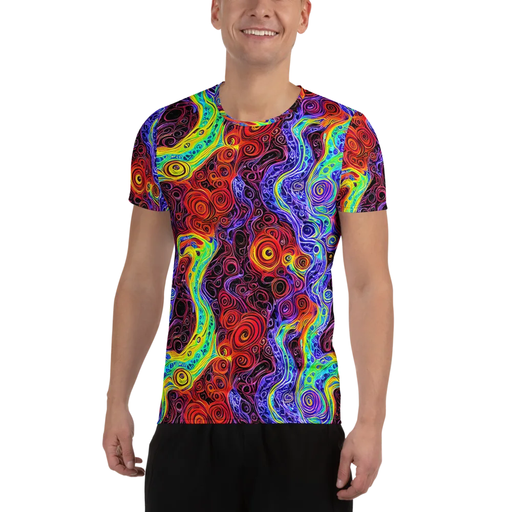 The Color Maelstrom on Men's Athletic T-Shirt — Front