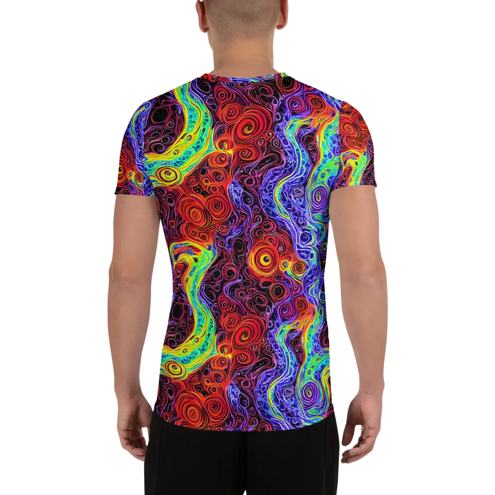 The Color Maelstrom on Men's Athletic T-Shirt — Back
