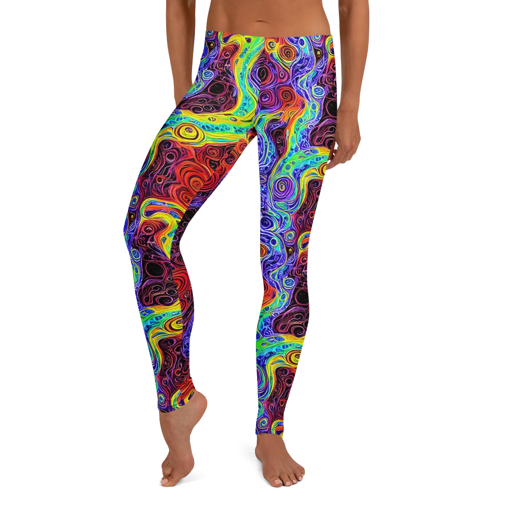 The Color Maelstrom on Leggings — Front