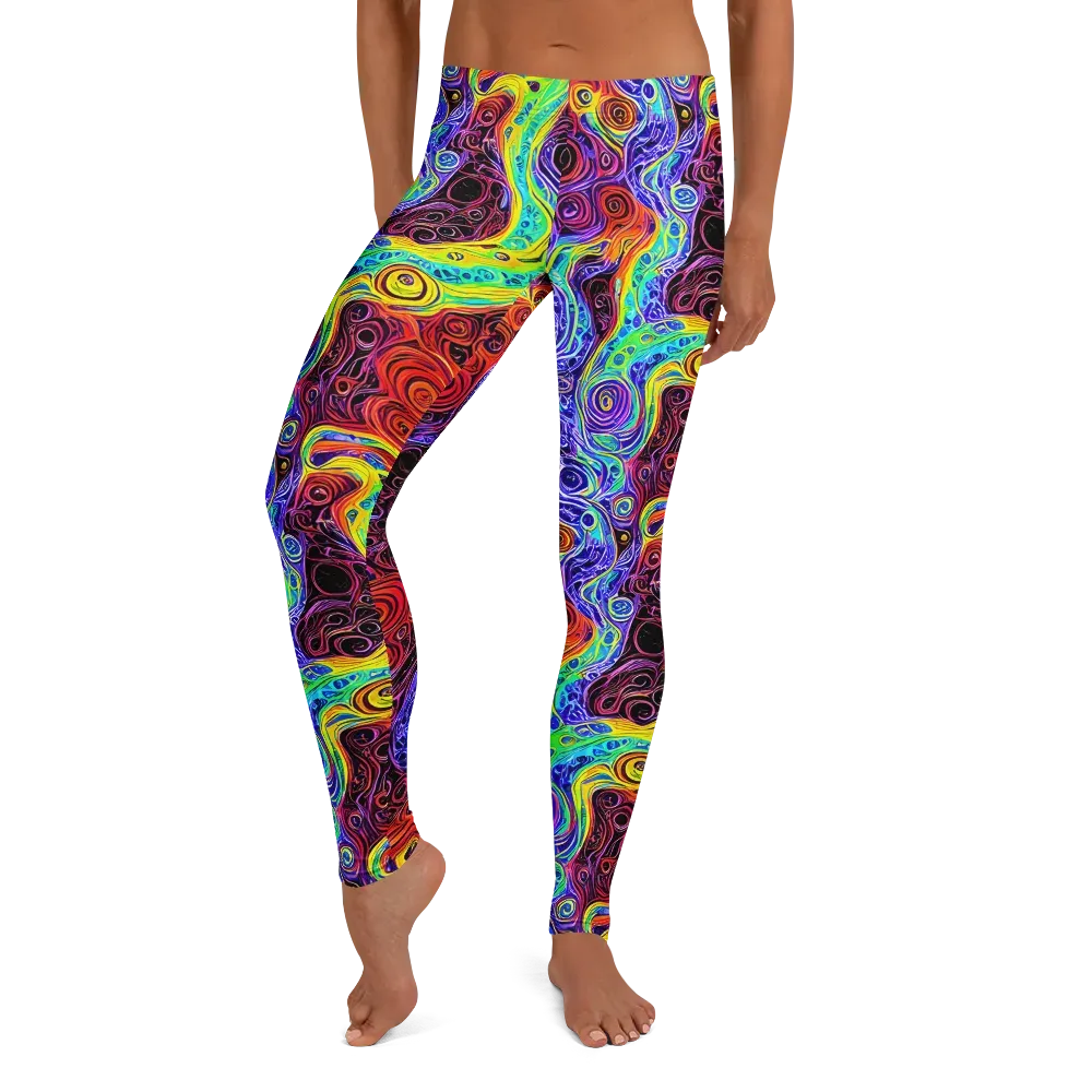The Color Maelstrom on Leggings — Front