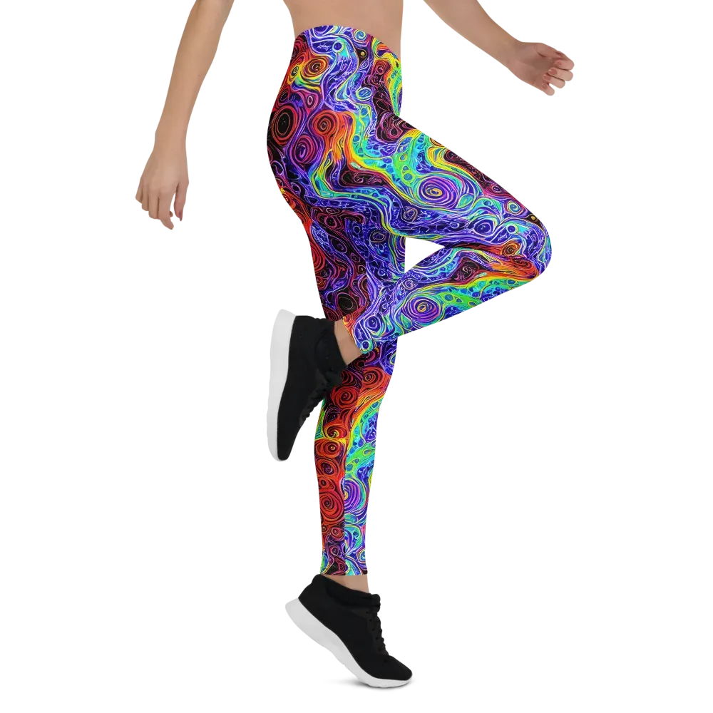 The Color Maelstrom on Leggings — Right