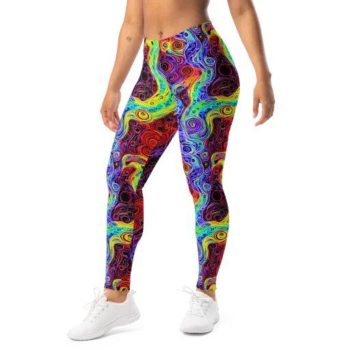 The Color Maelstrom on a Leggings