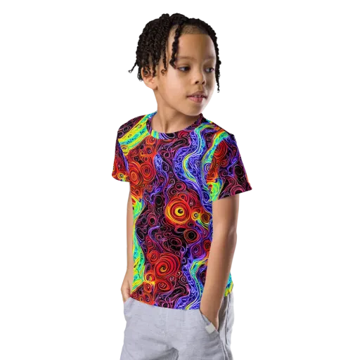 The Color Maelstrom on a Kids Crew Neck T-Shirt