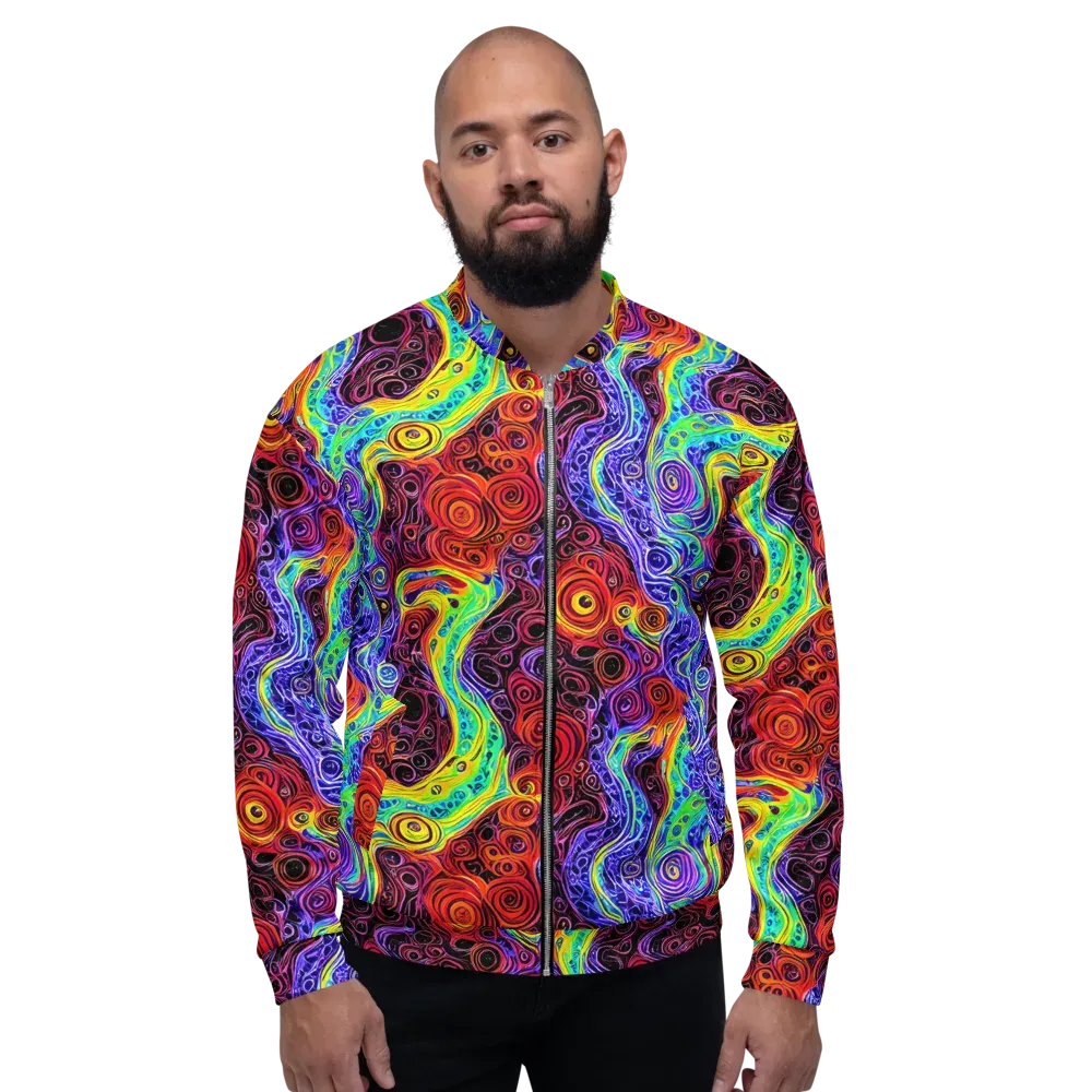 The Color Maelstrom on Bomber Jacket — Front