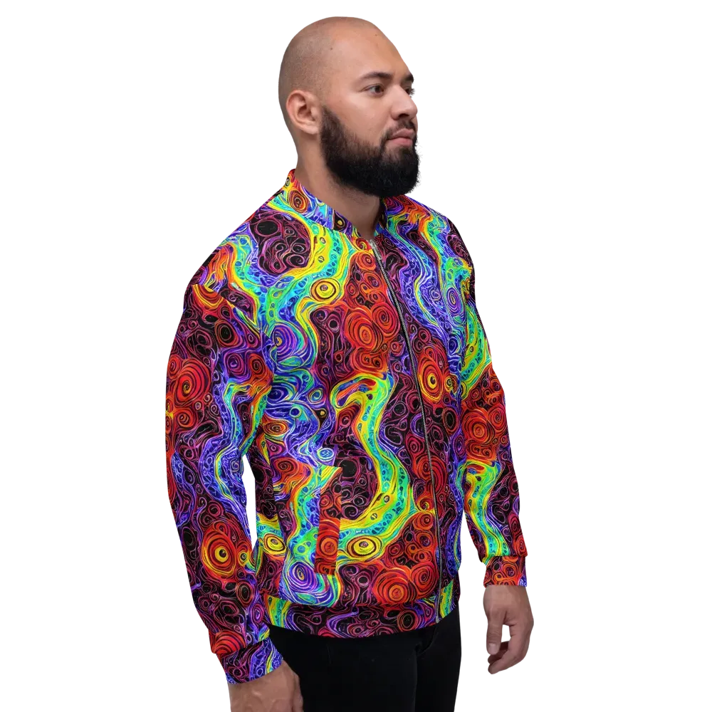 The Color Maelstrom on Bomber Jacket — Right