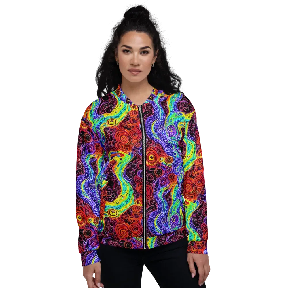The Color Maelstrom on Bomber Jacket — Front