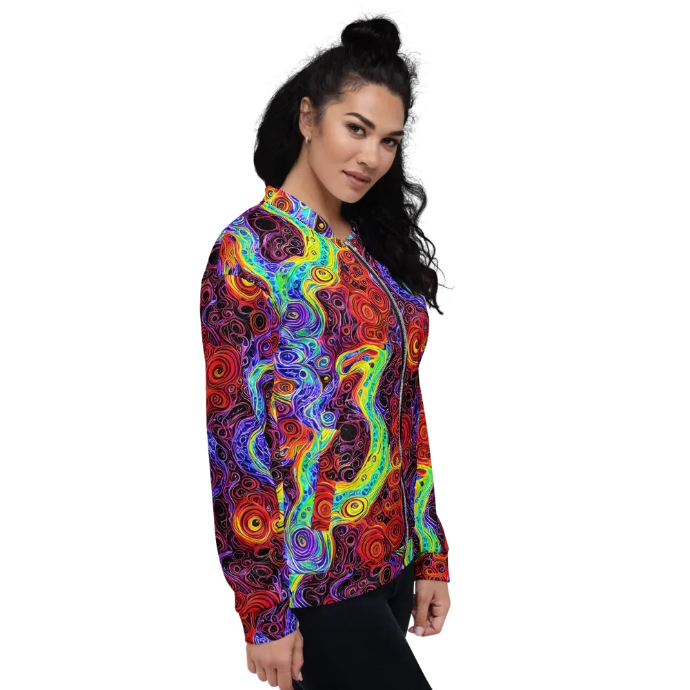The Color Maelstrom on Bomber Jacket — Right