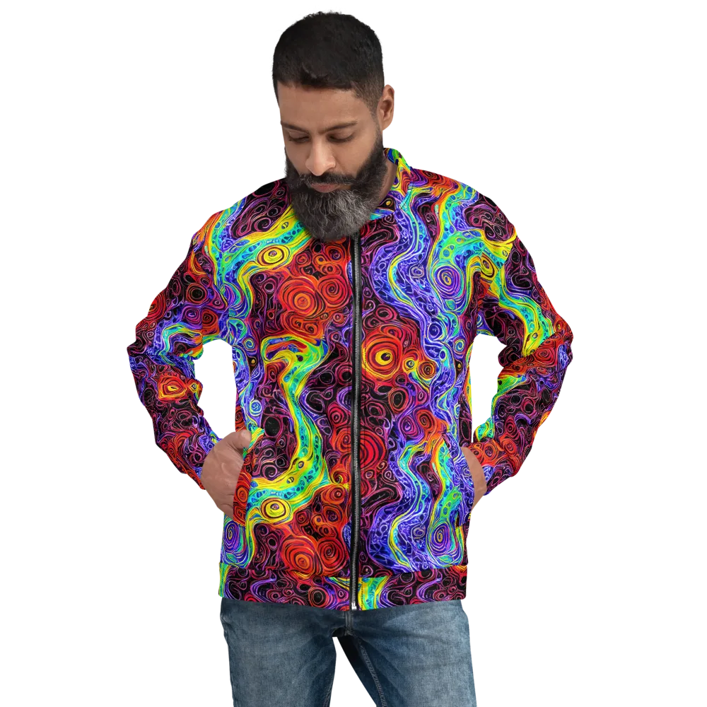 The Color Maelstrom on Bomber Jacket — Front