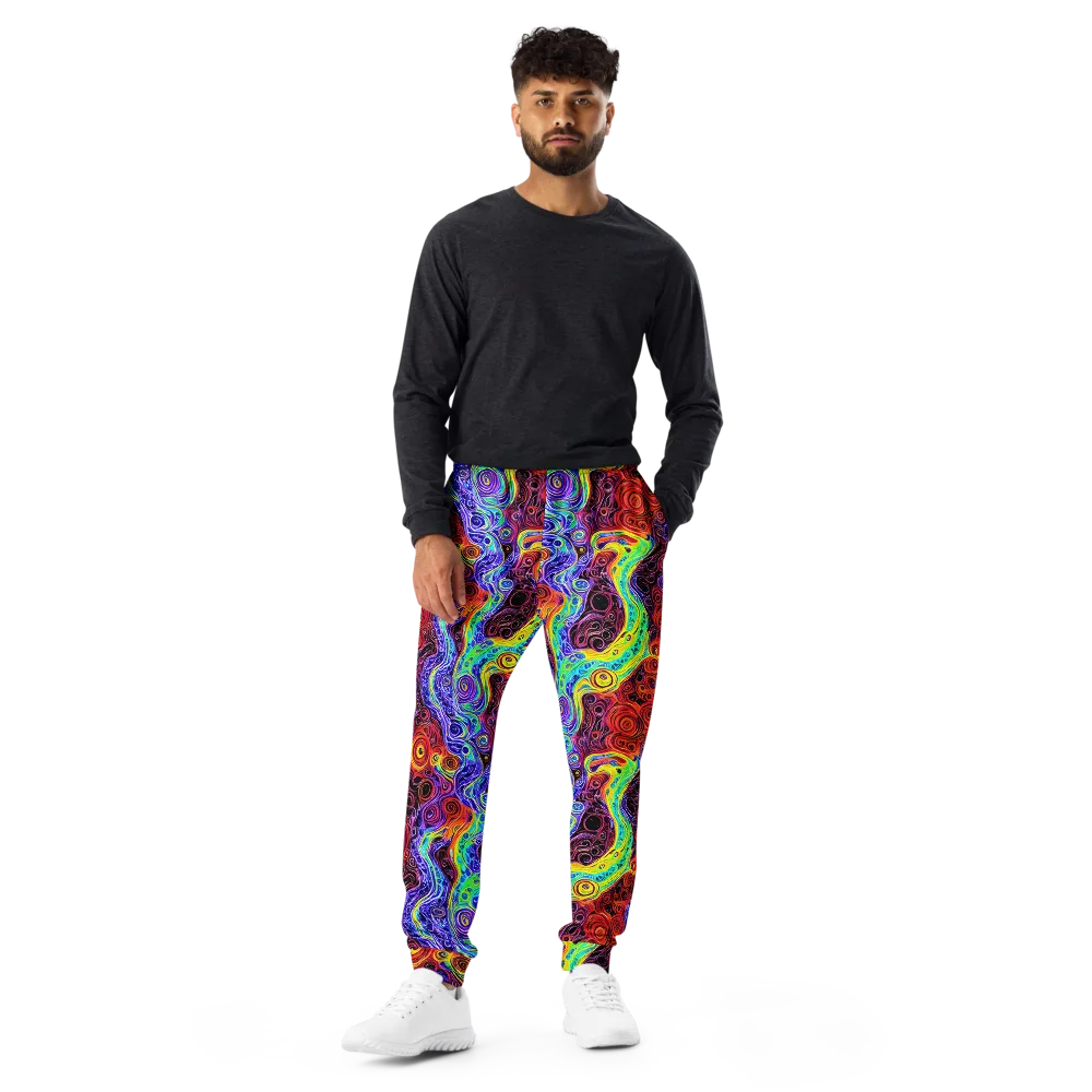 The Color Maelstrom on Men's Joggers — Front