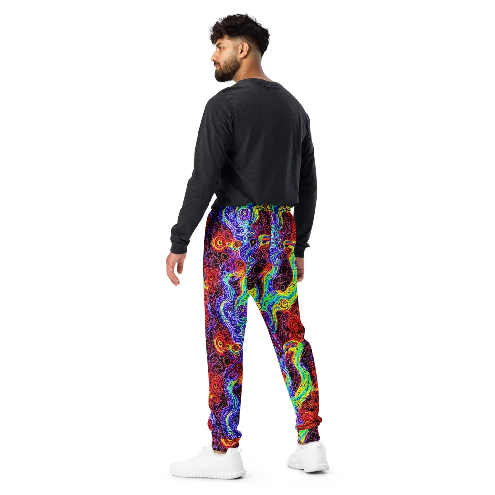 The Color Maelstrom on Men's Joggers — Back