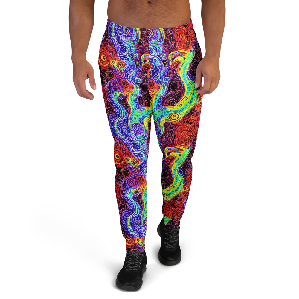 The Color Maelstrom on Men's Joggers — Front