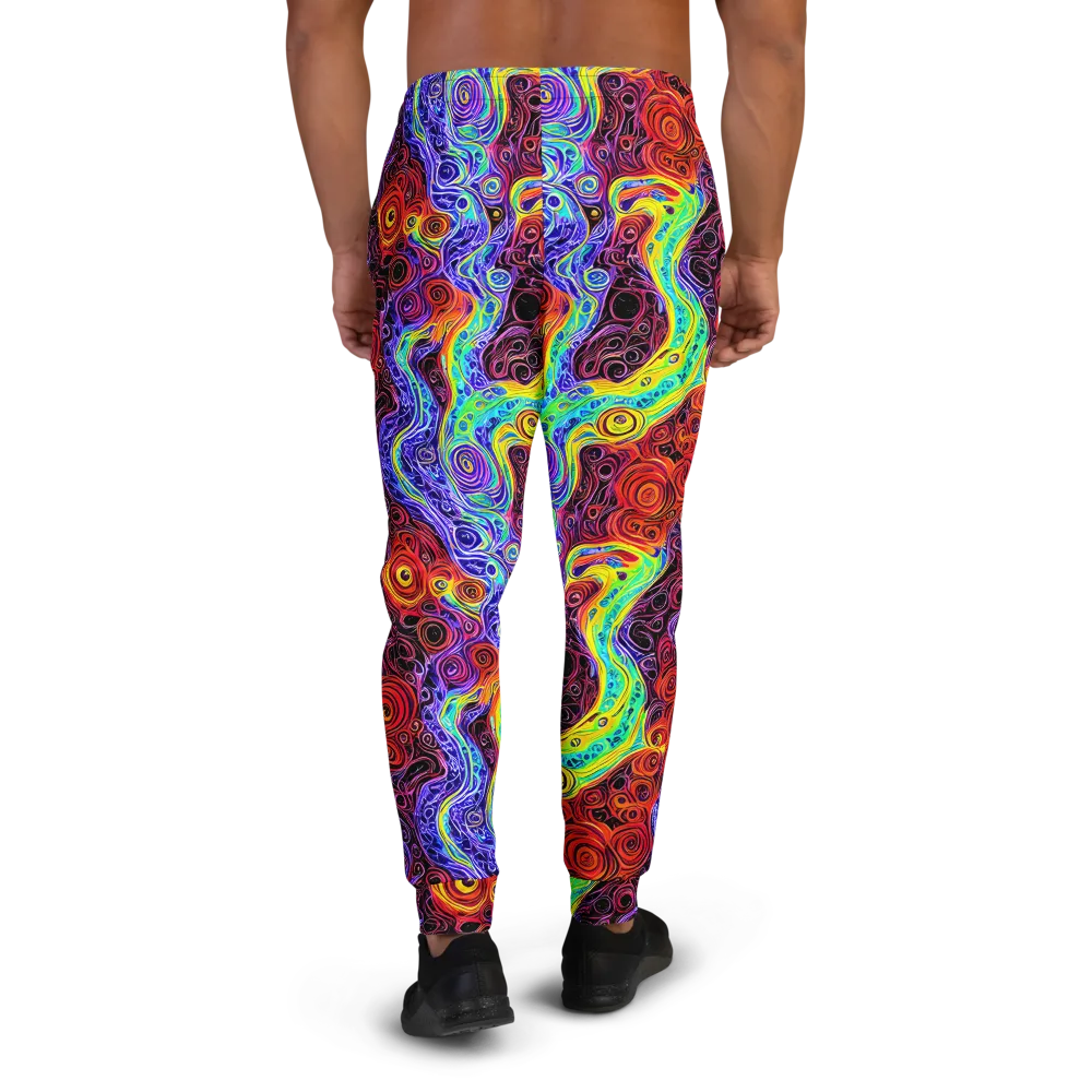 The Color Maelstrom on Men's Joggers — Back