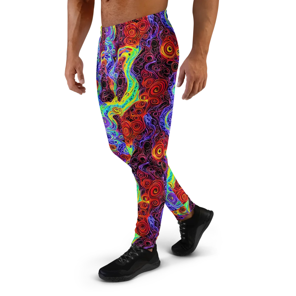 The Color Maelstrom on Men's Joggers — Left