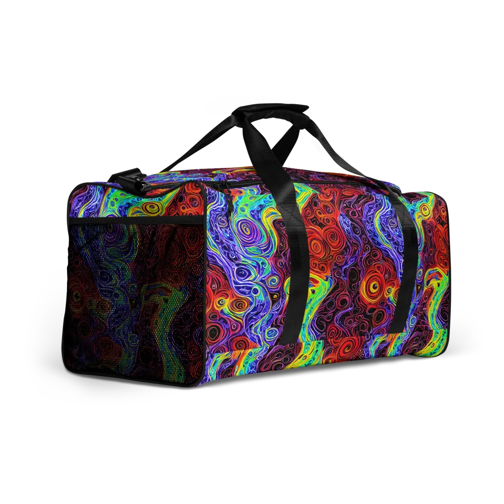 The Color Maelstrom on Duffle Bag — Right Front