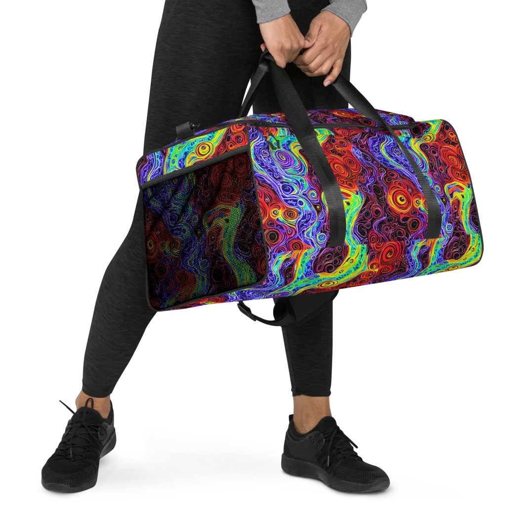 The Color Maelstrom on Duffle Bag — Right Front