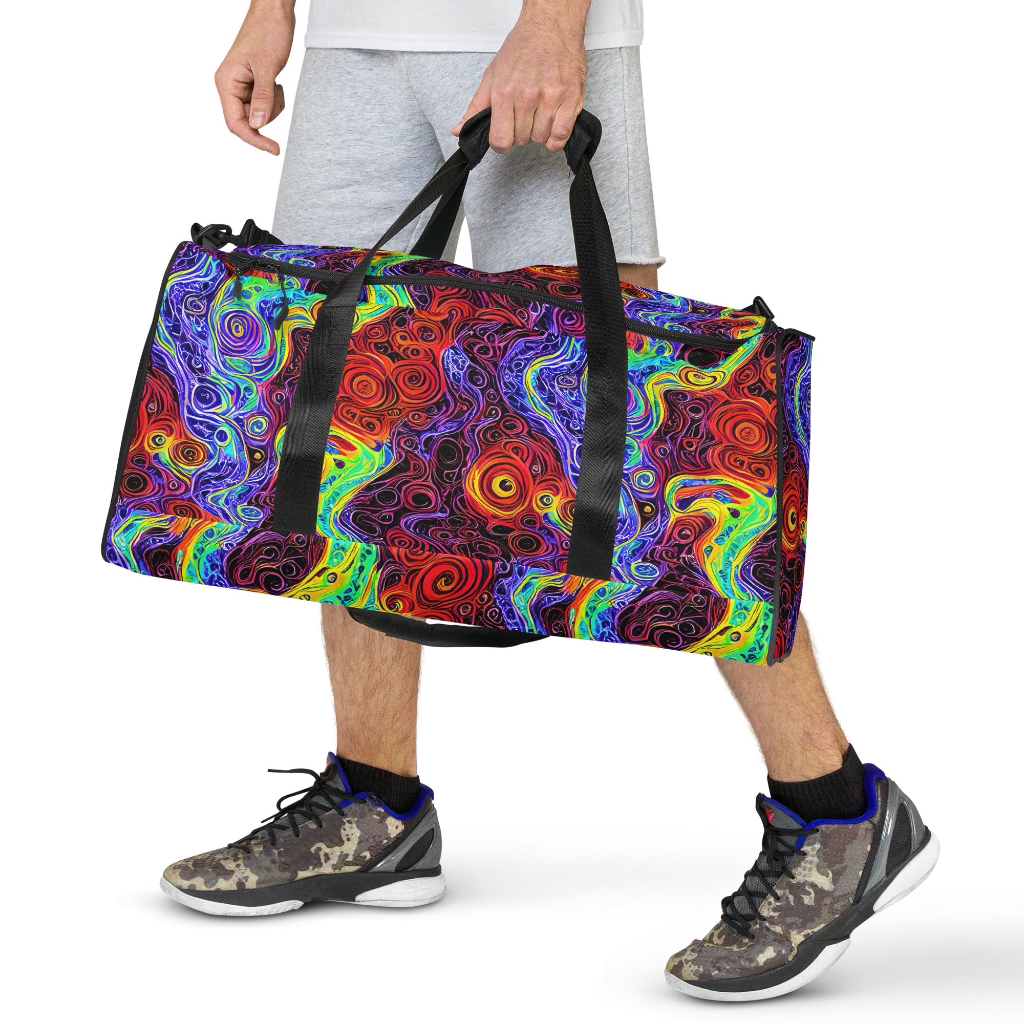 The Color Maelstrom on Duffle Bag — Front