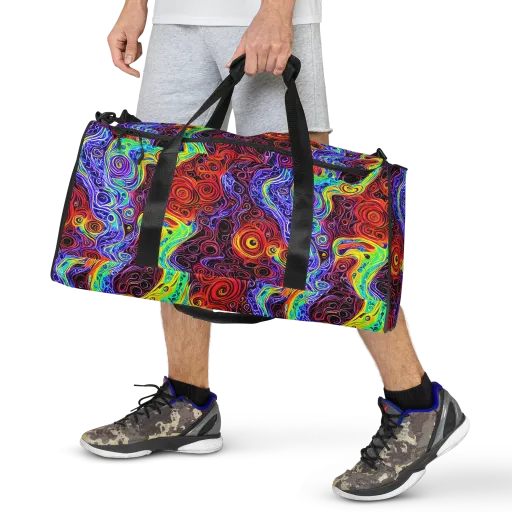 The Color Maelstrom on a Duffle Bag