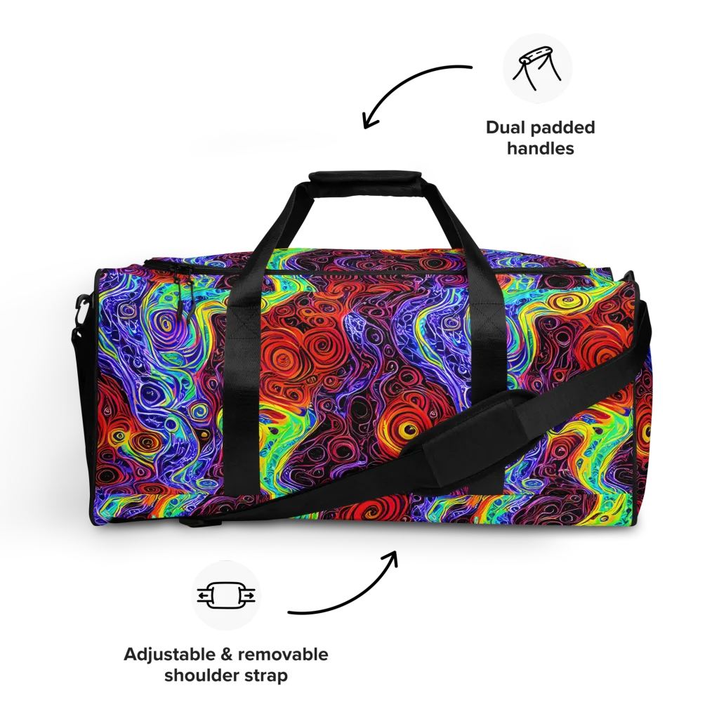 The Color Maelstrom on Duffle Bag — Front