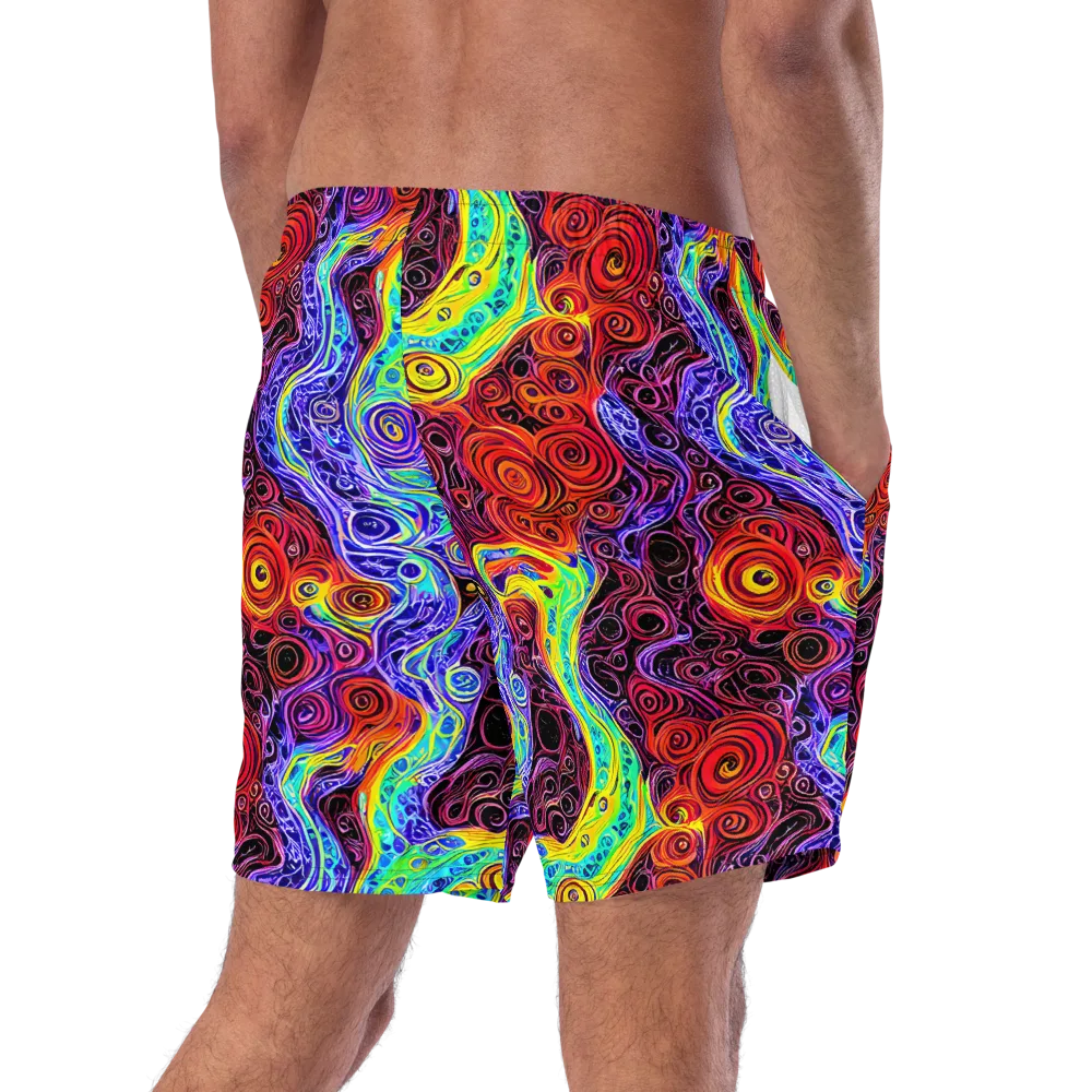 The Color Maelstrom on Swim Trunks — Right Back