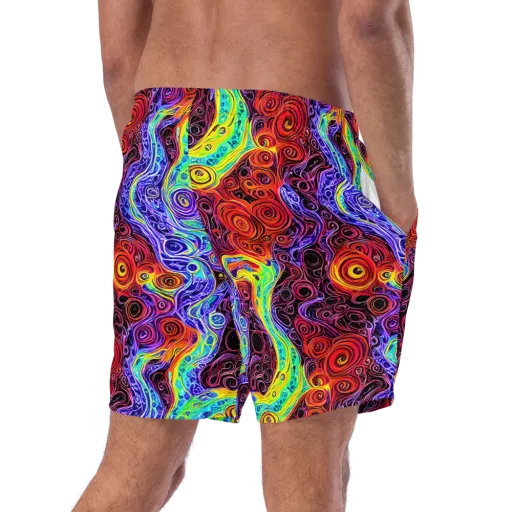 The Color Maelstrom on a Swim Trunks