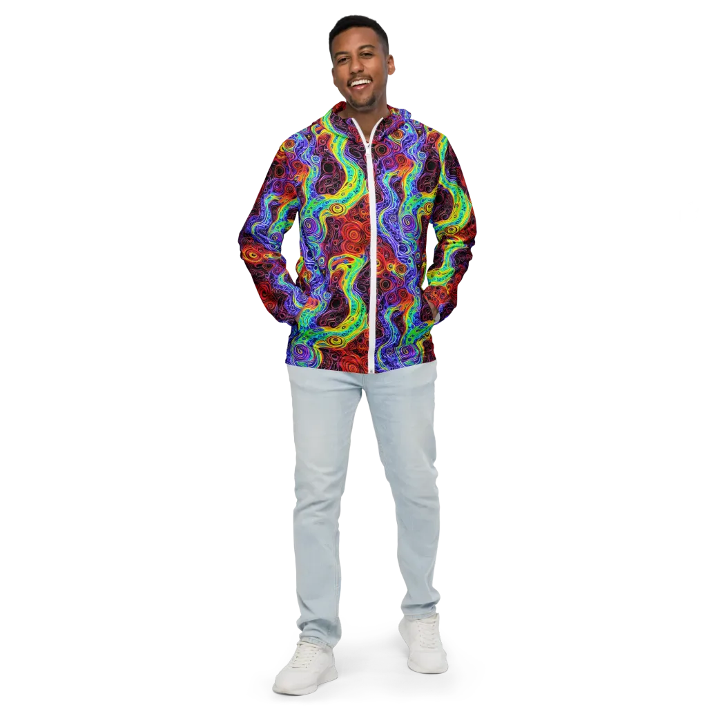 The Color Maelstrom on Men's Windbreaker — Front