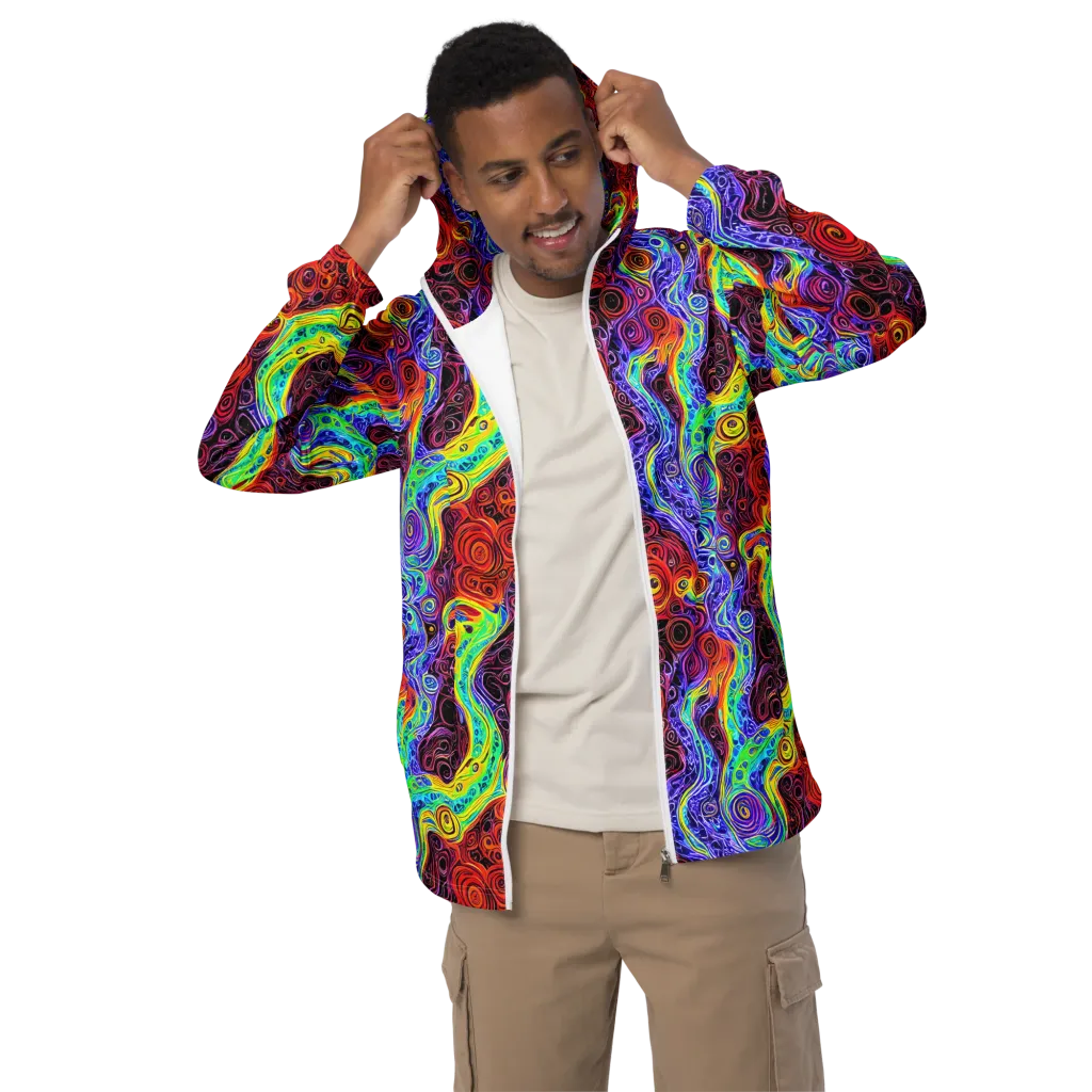 The Color Maelstrom on Men's Windbreaker — Front