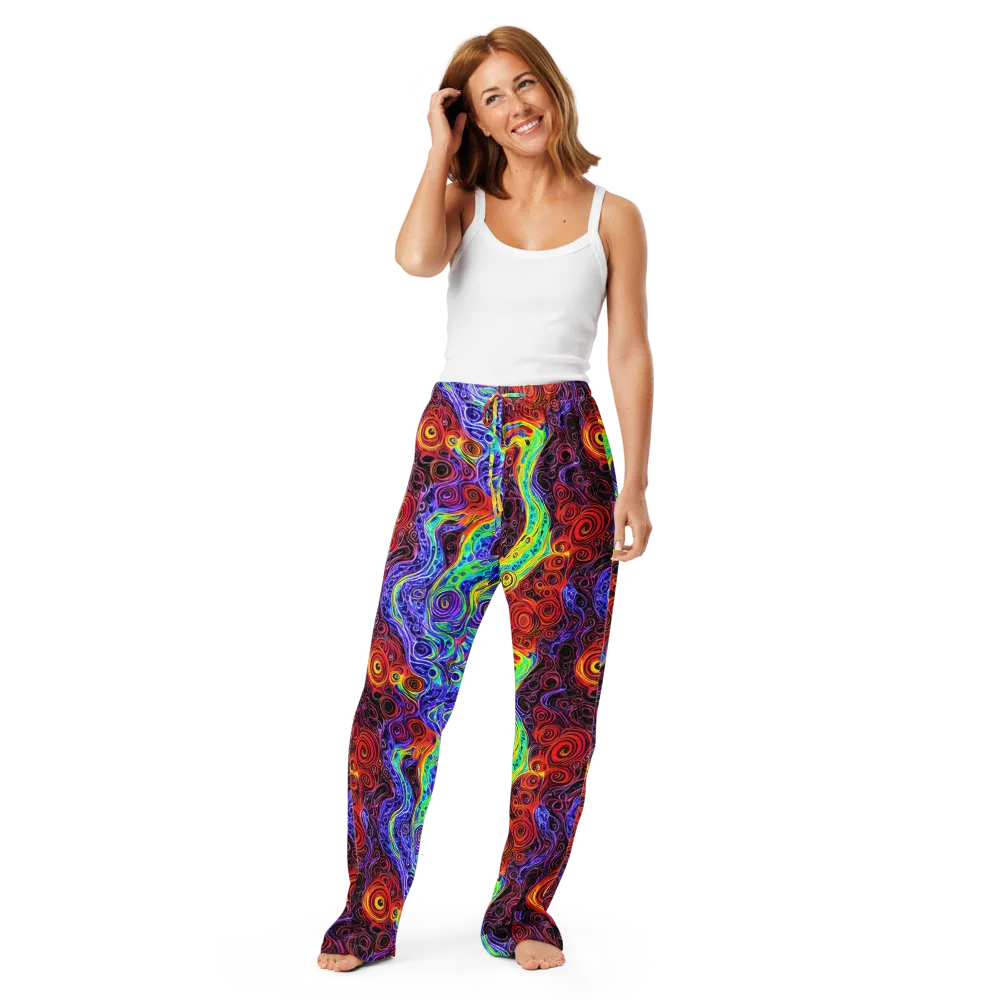 The Color Maelstrom on Women's Pajama Pants — Front