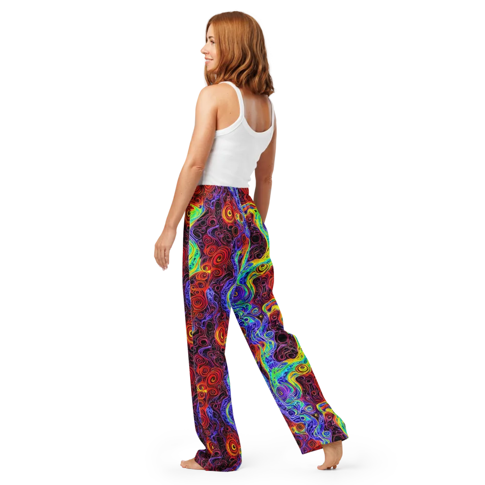 The Color Maelstrom on Women's Pajama Pants — Back