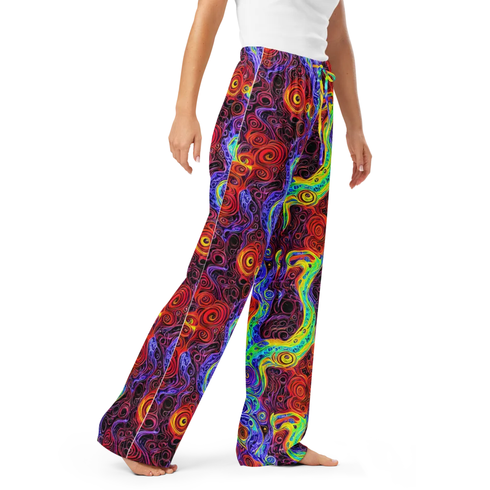 The Color Maelstrom on Women's Pajama Pants — Right Front