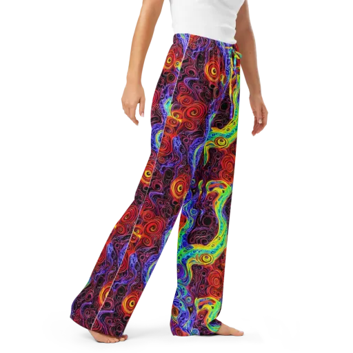 The Color Maelstrom on a Women's Pajama Pants