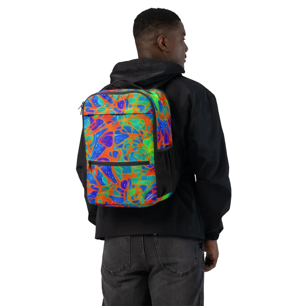 Radiant Cells on Utility Backpack — Back