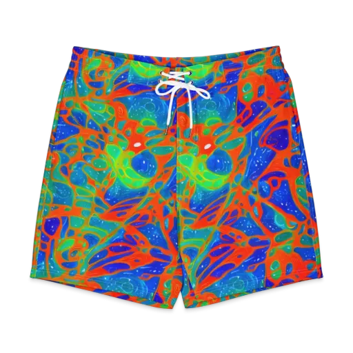 Radiant Cells on a Men's Board Shorts