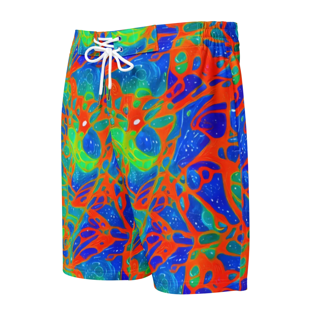 Radiant Cells on Men's Board Shorts — Front