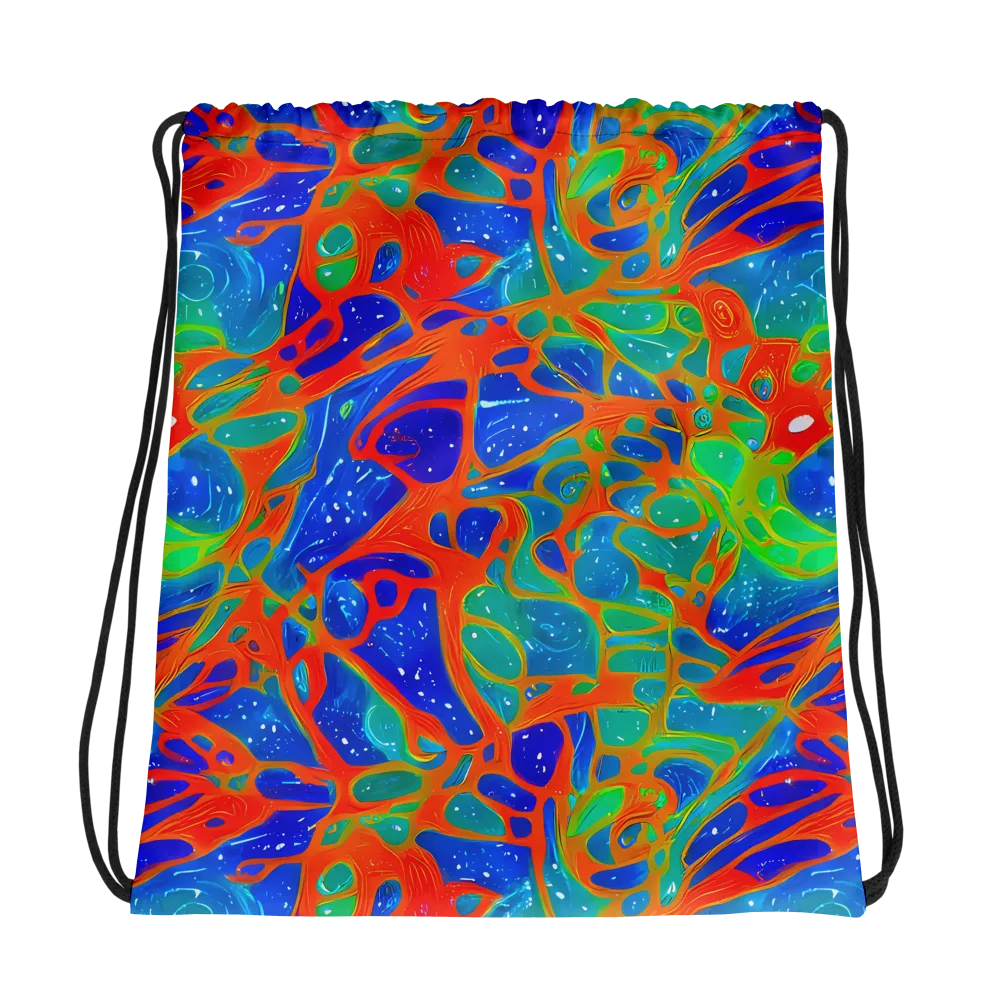 Radiant Cells on Drawstring Bag — Photo