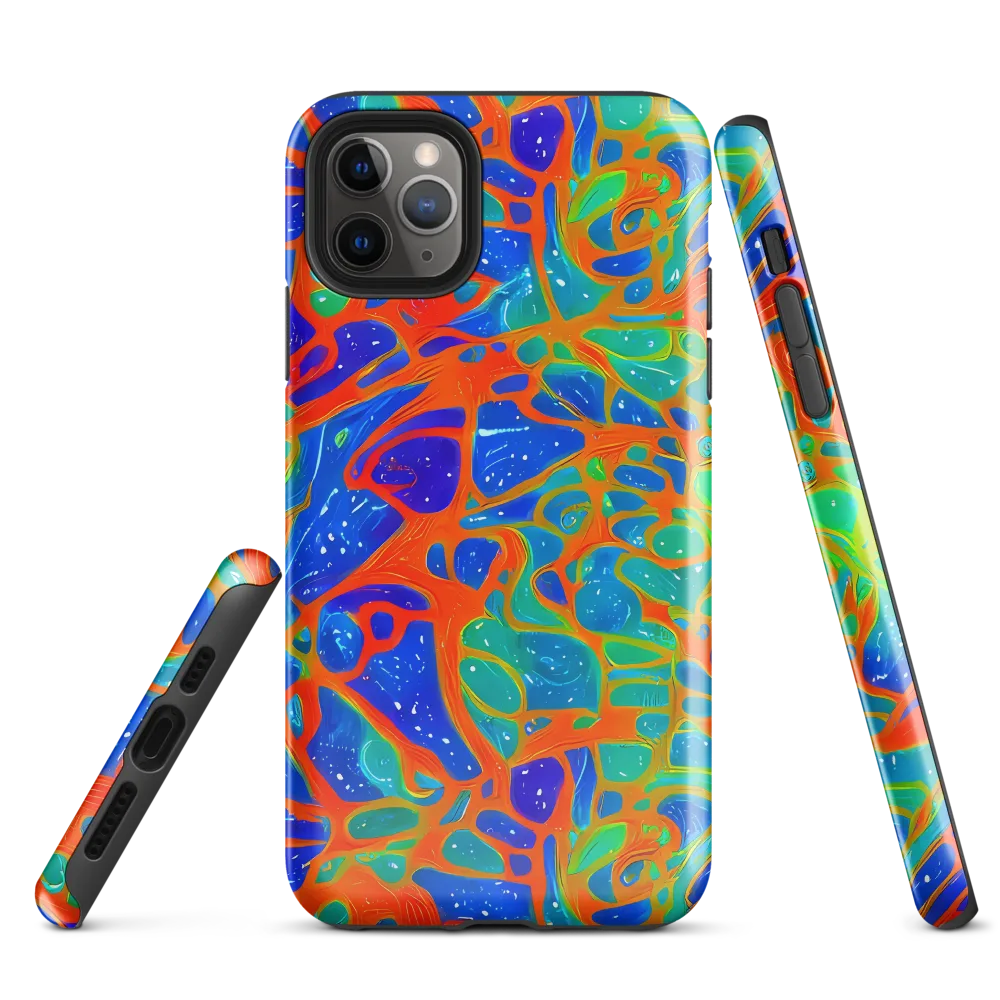 Radiant Cells on Tough Case for iPhone® — Front