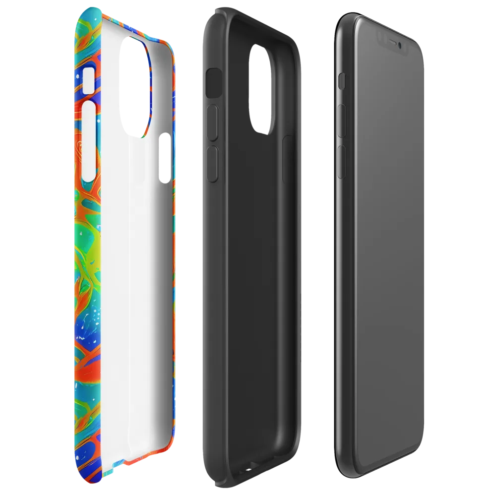 Radiant Cells on Tough Case for iPhone® — Right