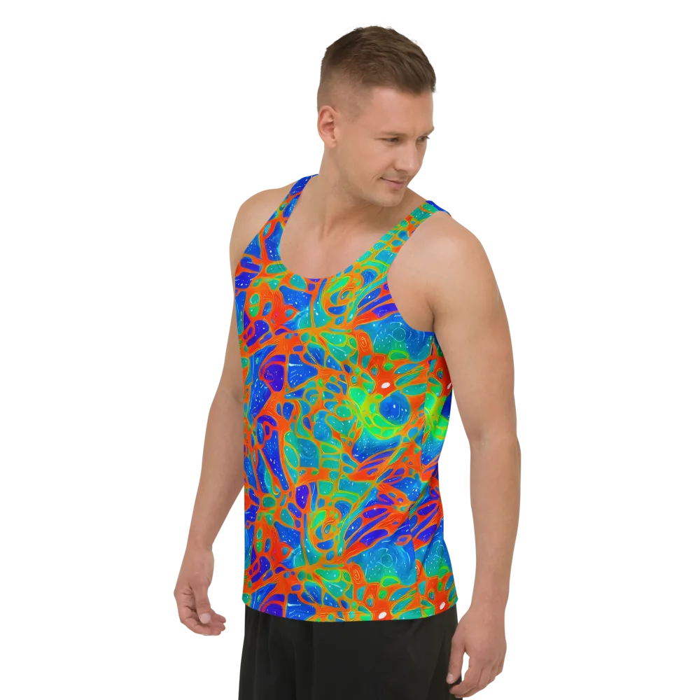 Radiant Cells on Men's Tank Top — Left Front